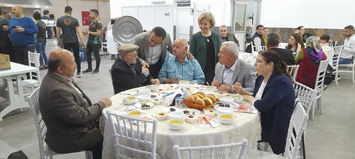 Kaymakam UÇGUN Şehit ve Gazi aileleriyle iftar yemeğinde buluştu.