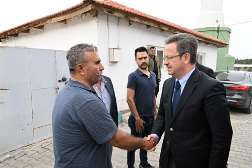 Valimiz Sayın Enver ÜNLÜ'nün Şehit Ailesini Ziyareti